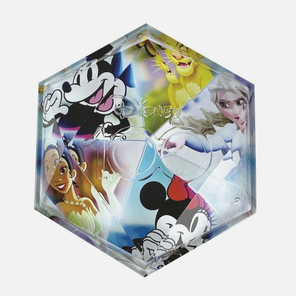 Disney nwt Facets D100 Paperweight Centennial Year Mickey Mouse Simba Elsa